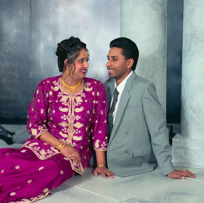 [Portrait of Gursharan and Amy Deol]