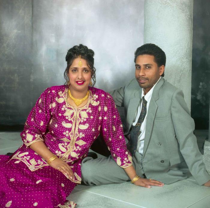 [Portrait of Gursharan and Amy Deol]