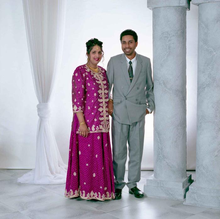 [Portrait of Gursharan and Amy Deol]