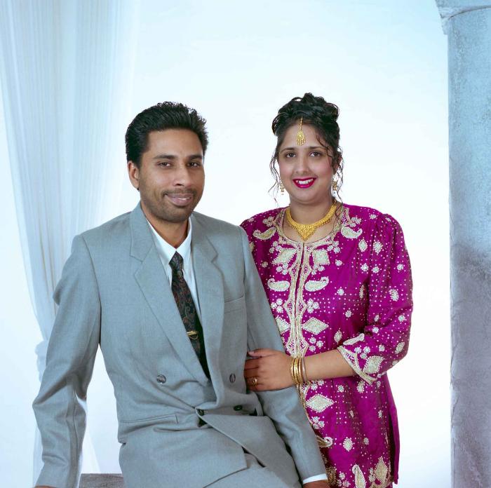 [Portrait of Gursharan and Amy Deol]