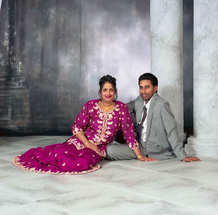 [Portrait of Gursharan and Amy Deol]