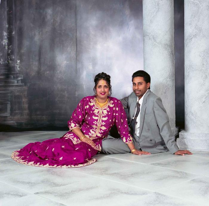 [Portrait of Gursharan and Amy Deol]