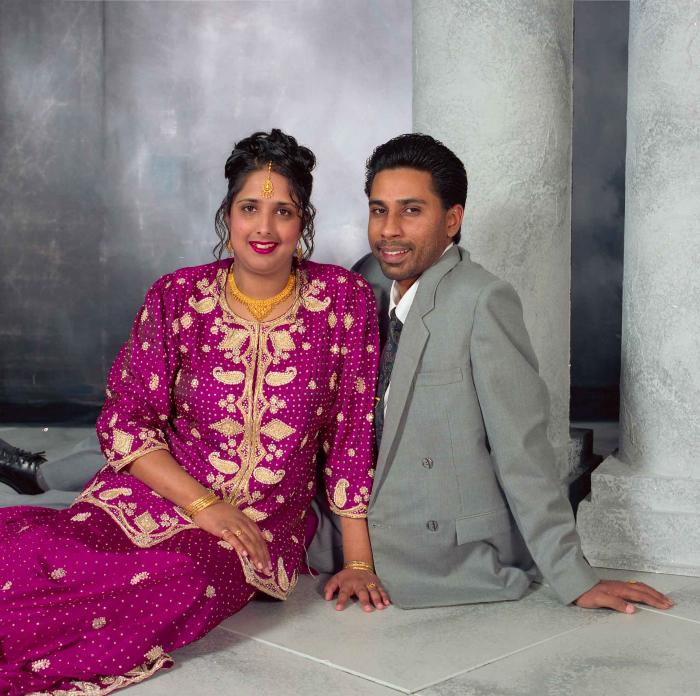 [Portrait of Gursharan and Amy Deol]