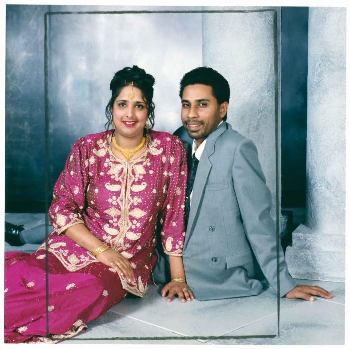 [Portrait of Gursharan and Amy Deol]