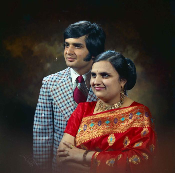 [Portrait of S. Dhaliwal with an unidentified woman]