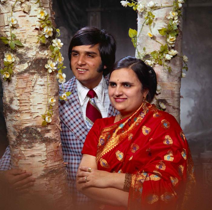 [Portrait of S. Dhaliwal with an unidentified woman]