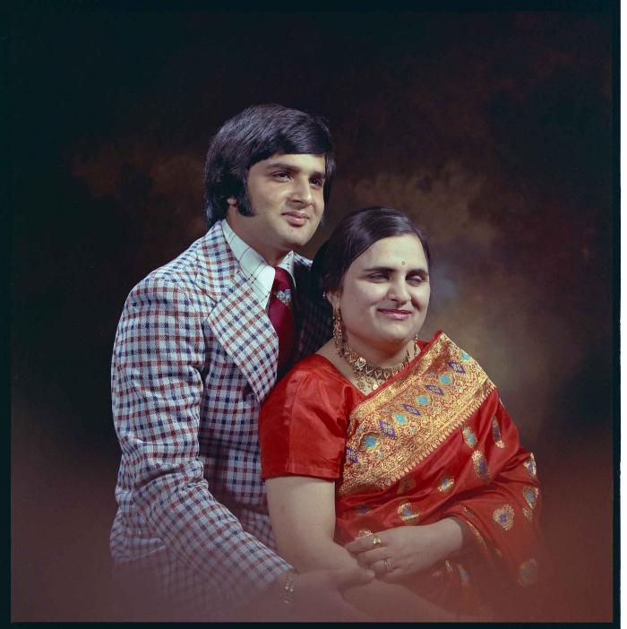 [Portrait of S. Dhaliwal with an unidentified woman]