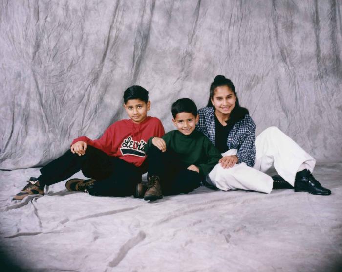 [Group photo of unidentified children]