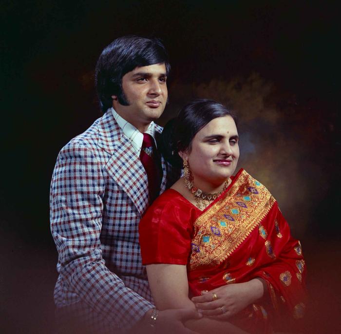 [Portrait of S. Dhaliwal with an unidentified woman]