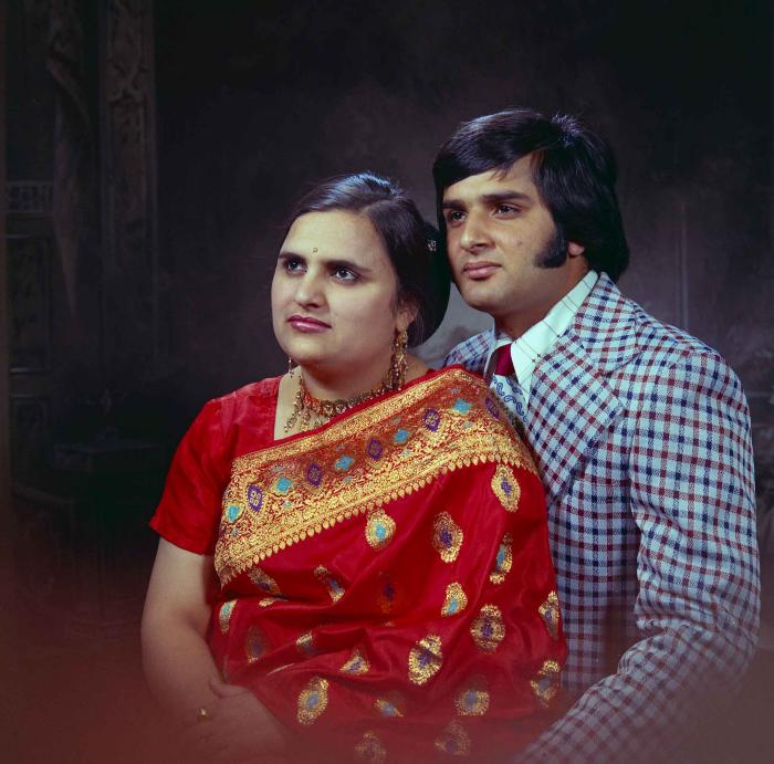 [Portrait of S. Dhaliwal with an unidentified woman]