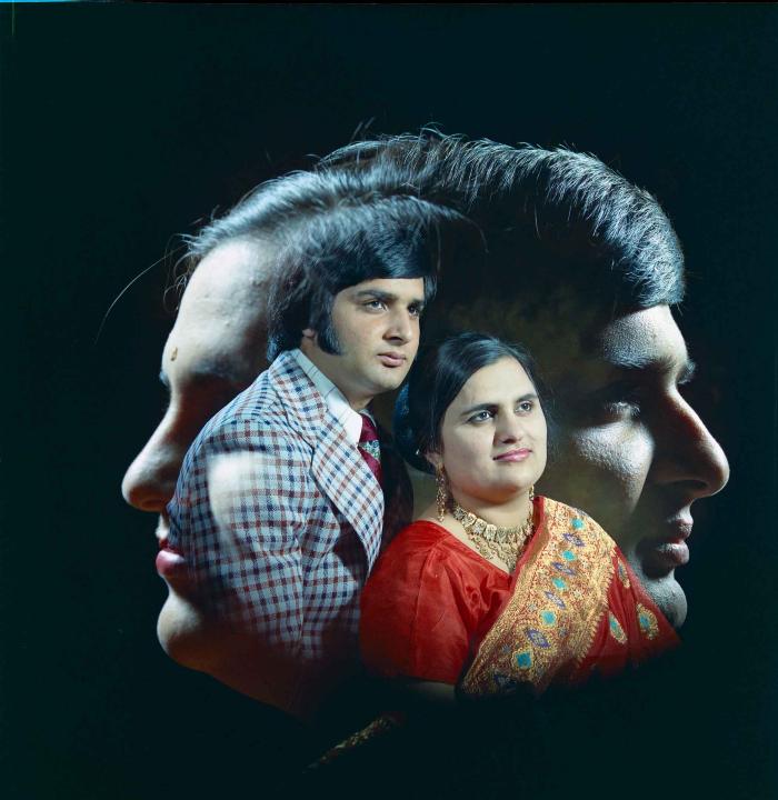 [Portrait of S. Dhaliwal with an unidentified woman]