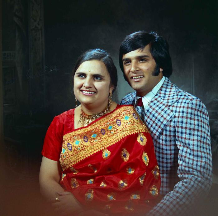 [Portrait of S. Dhaliwal with an unidentified woman]