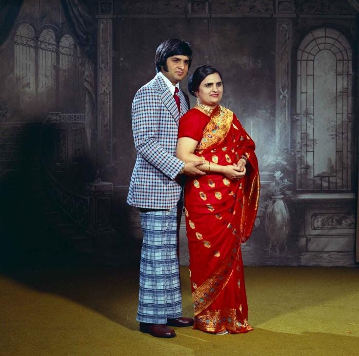 [Portrait of S. Dhaliwal with an unidentified woman]