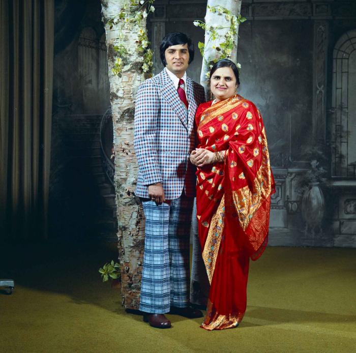 [Portrait of S. Dhaliwal with an unidentified woman]