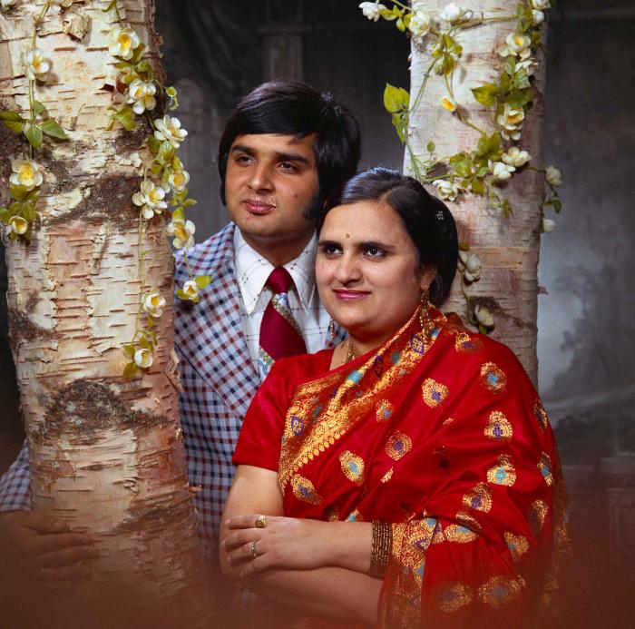 [Portrait of S. Dhaliwal with an unidentified woman]