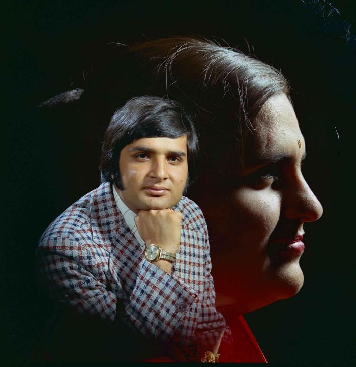 [Portrait of S. Dhaliwal with an unidentified woman]