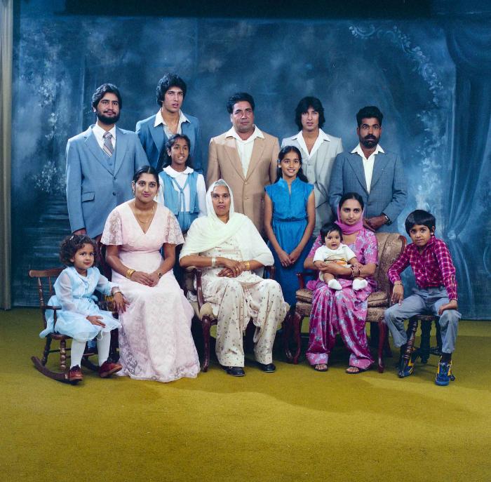 [Group photo of Gurnail Brar's family]