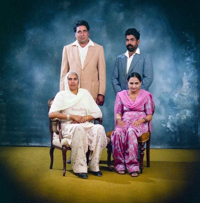 [Group photo of Gurnail Brar's family]
