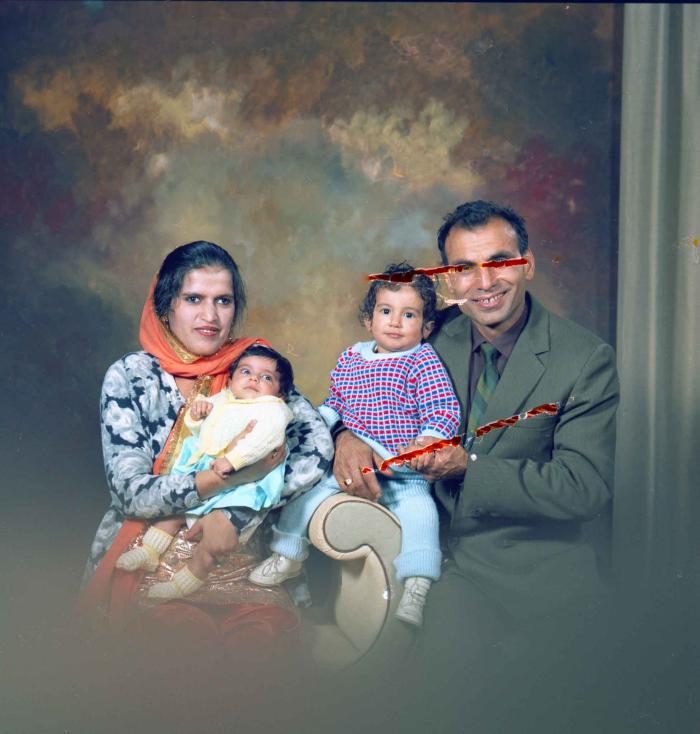 [Group photo of the N. S. Gill family]