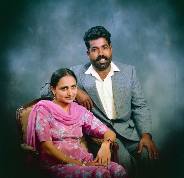 [Group photo of Gurnail Brar's family]