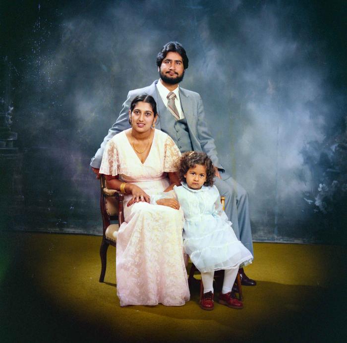 [Group photo of Gurnail Brar's family]
