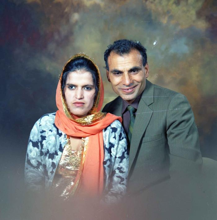 [Photo of the N. S. Gill couple]