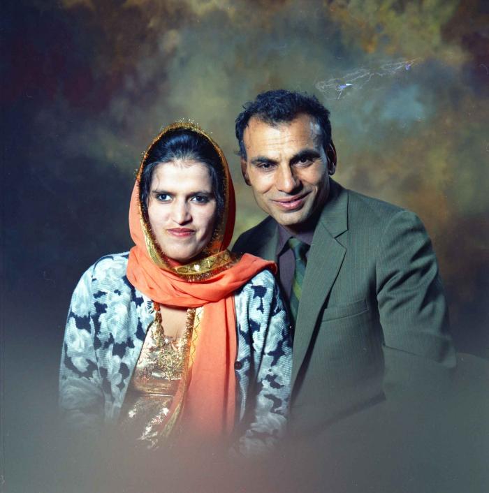 [Photo of the N. S. Gill couple]