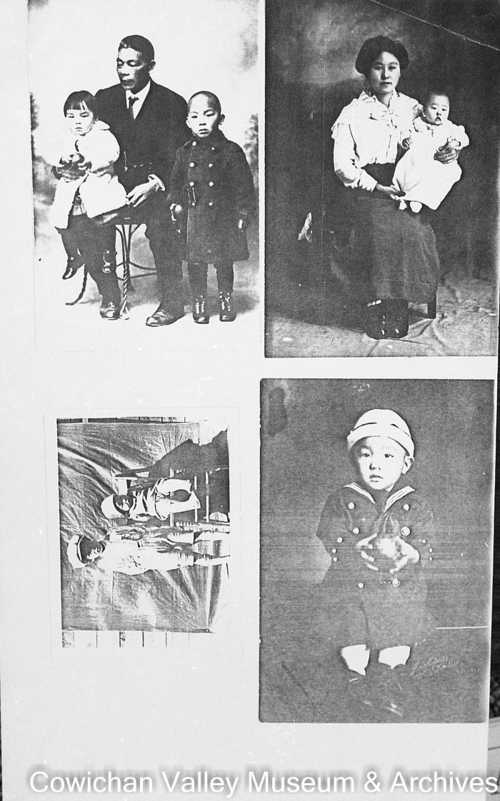 [Twelve photos, containing portraits of unidentified family members
