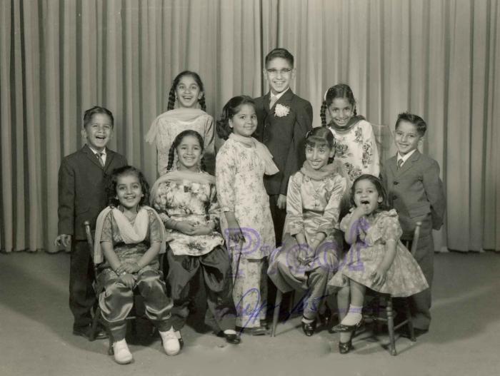 [Group photo of children]