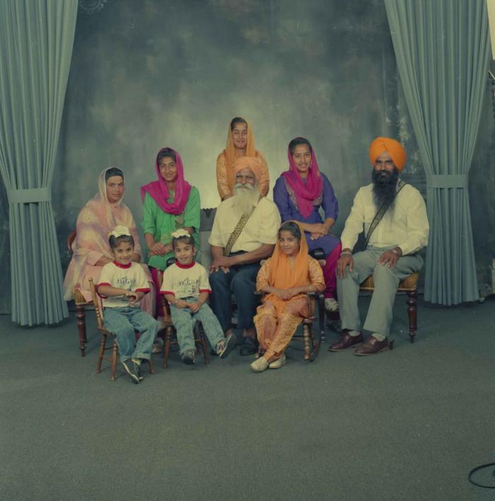 [Group photo of Swan Gill's family members]
