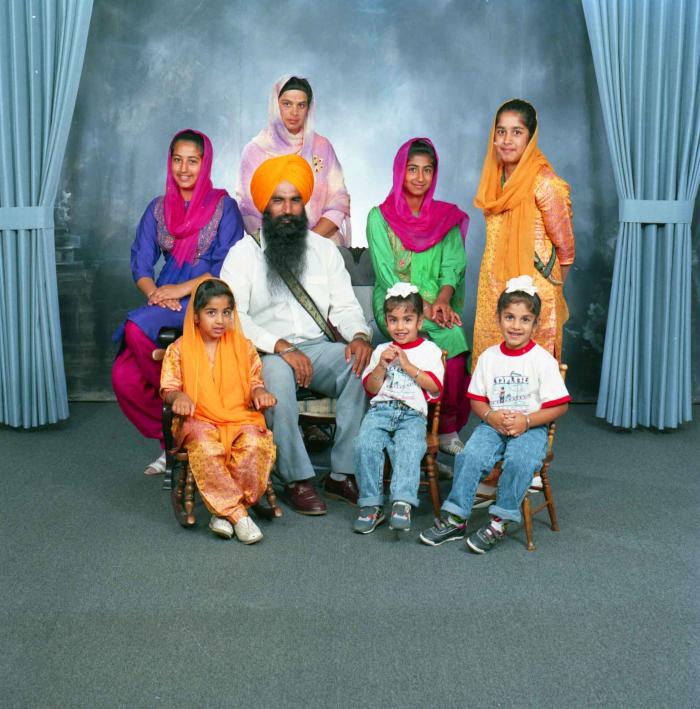 [Group photo of Swan Gill's family members]