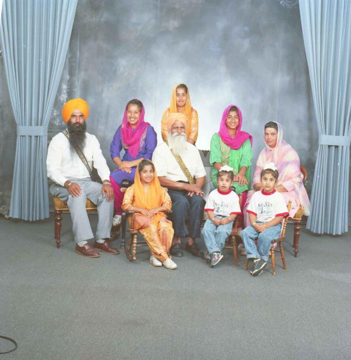[Group photo of Swan Gill's family members]
