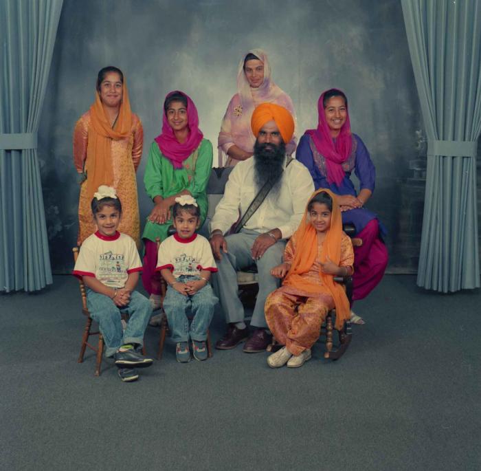 [Group photo of Swan Gill's family members]