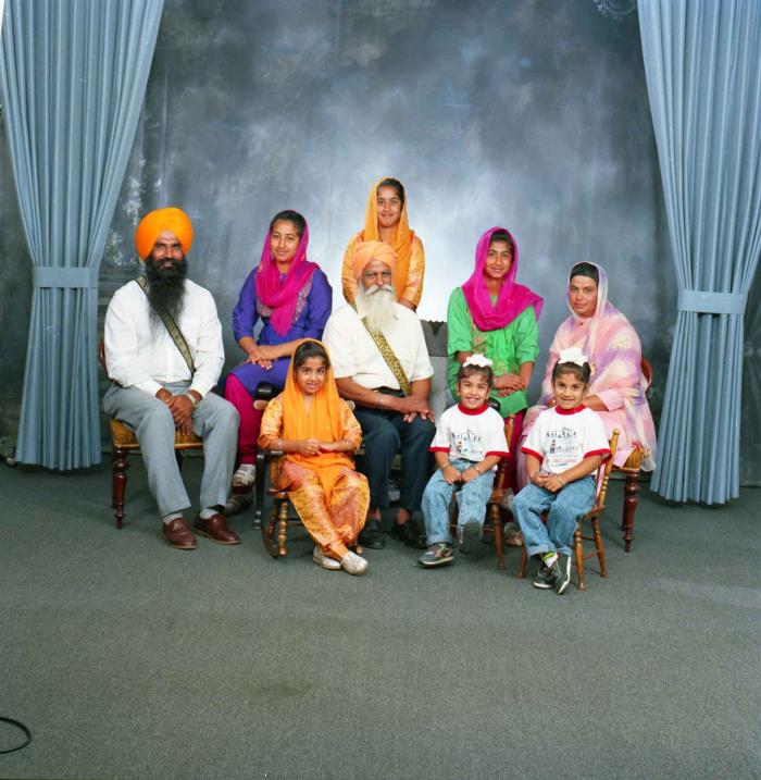 [Group photo of Swan Gill's family members]