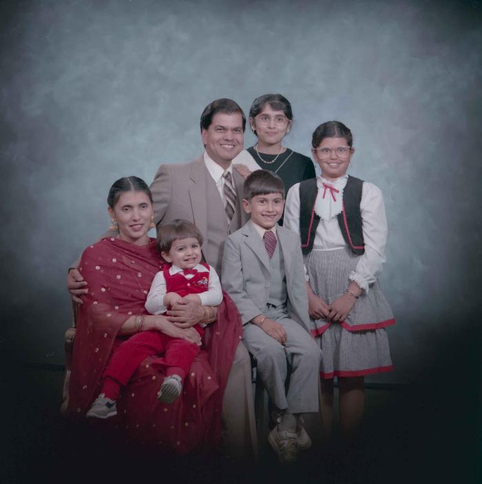 [Family photo of Sukhdarshan Gill]