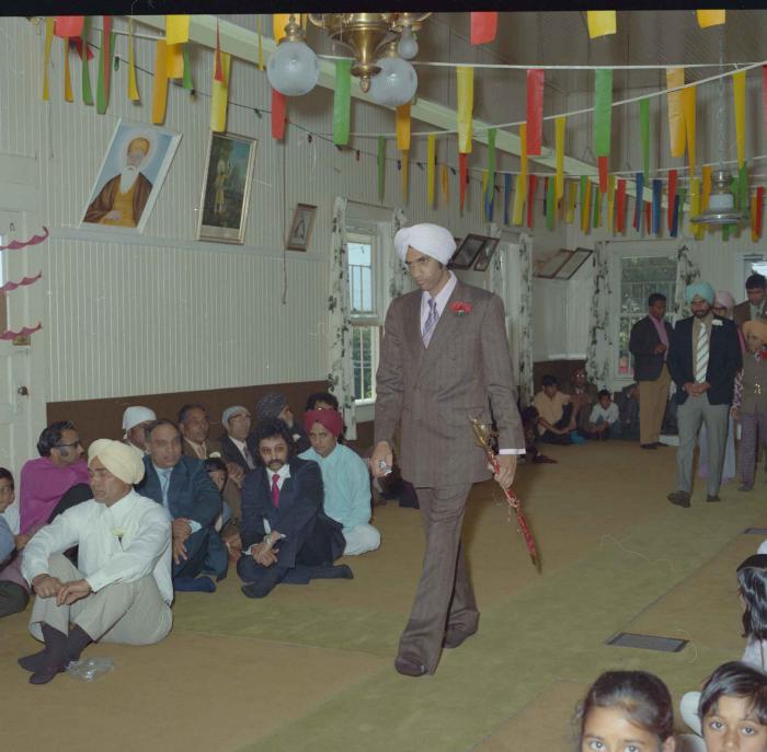 [Photo of Nash Gill in the Gurdwara]