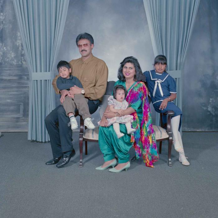 [Group photo of Surjit Grewal family]