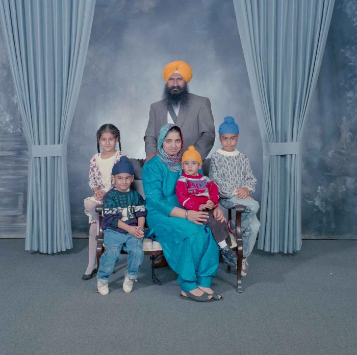 [Group photo of Surjit Grewal family]