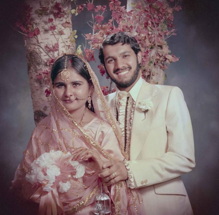 [Portrait photo of Harbans Singh Grewal and Rupinder Toor]