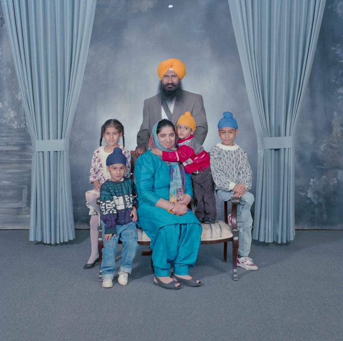 [Group photo of Surjit Grewal family]