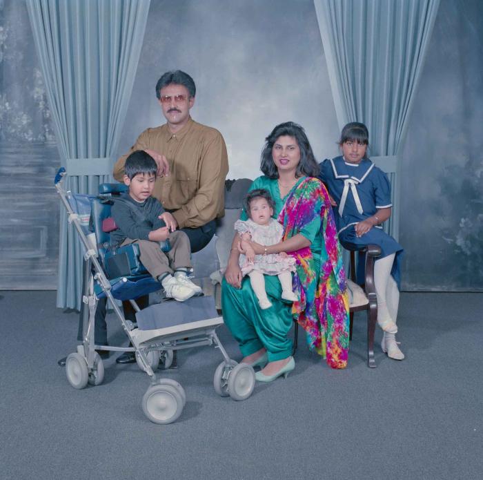 [Group photo of Surjit Grewal family]