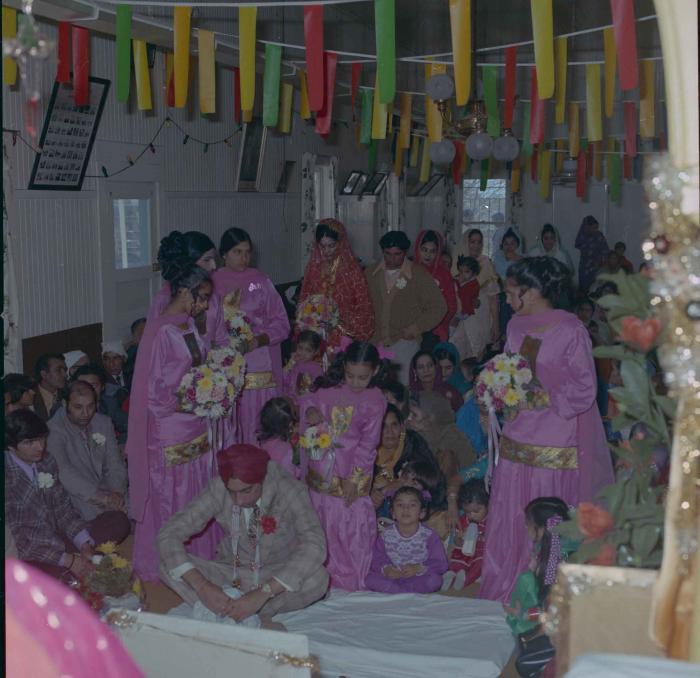 [Photo of Gurnek Rai waiting for his bride]