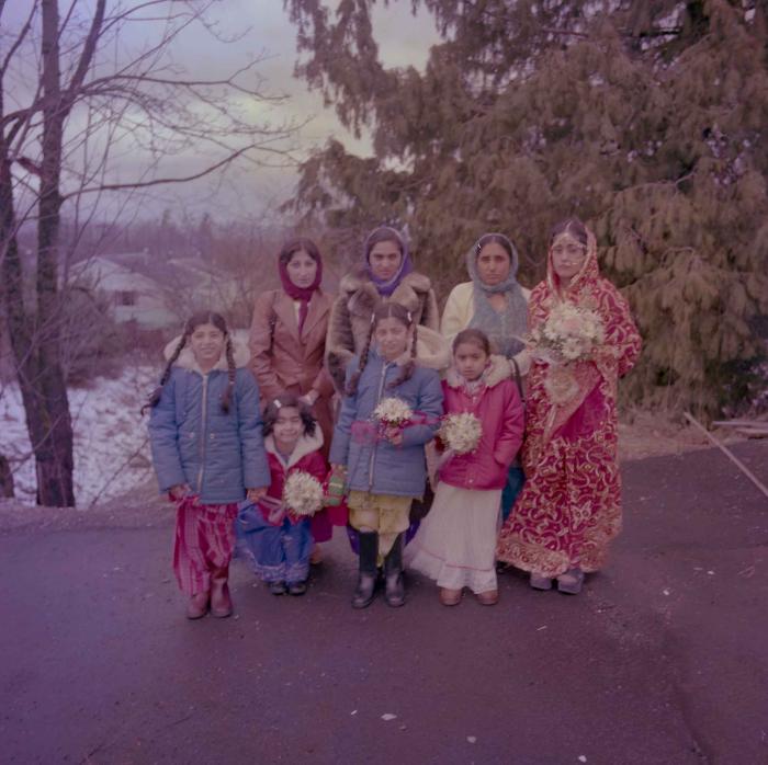 [Photo of Pushpinder Maan and unidentified women]