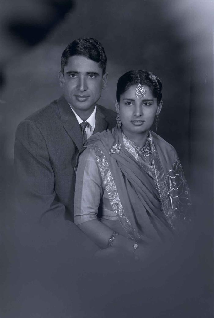 [Photo of Albel Singh Gill and Miss A. Grewal]