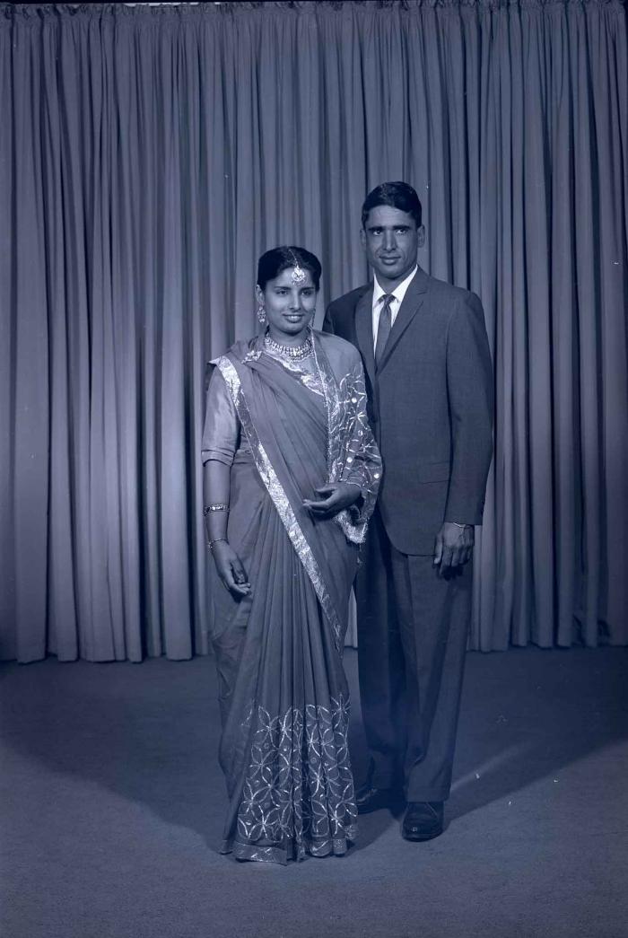 [Photo of Albel Singh Gill and Miss A. Grewal]