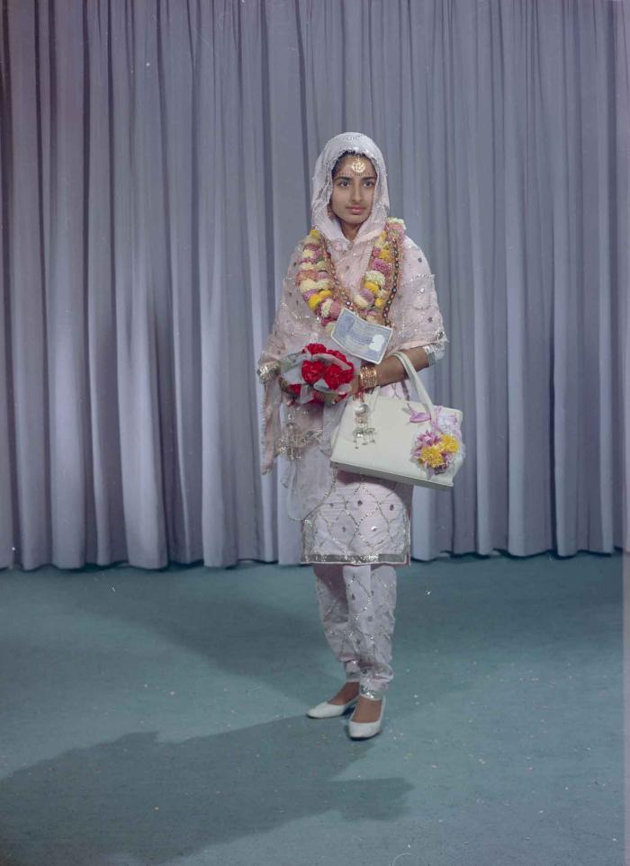[Photo of an unidentified bride]