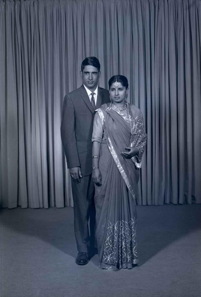 [Photo of Albel Singh Gill and Miss A. Grewal]