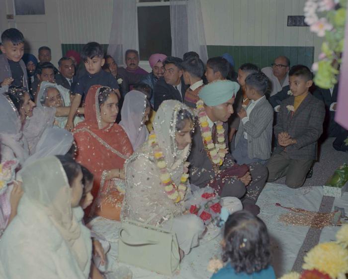 [Photo of Harchand Herar with an unidentified bride]