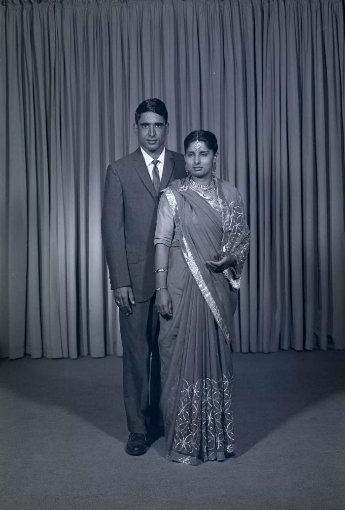 [Photo of Albel Singh Gill and Miss A. Grewal]
