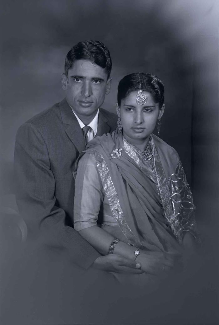 [Photo of Albel Singh Gill and Miss A. Grewal]